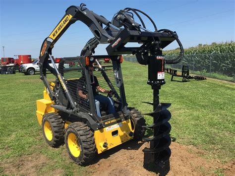 can i put a skid steer auger on tractor loader|auger drive for skid steer.